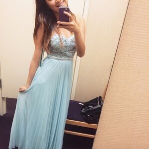 Light Blue Prom Dress
